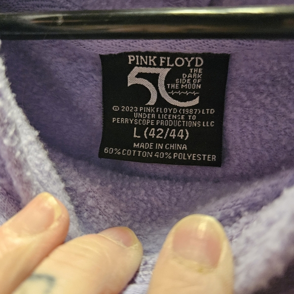 Womens Pink Floyd Hoodie Size Large - Picture 4 of 4